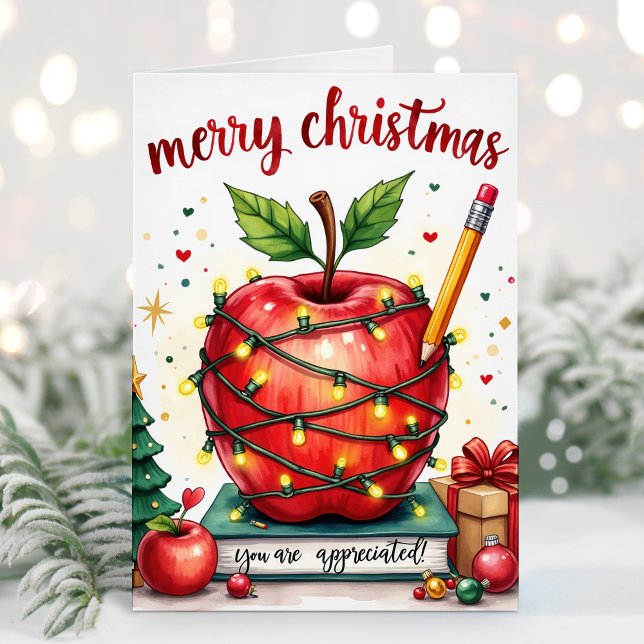 Tarjeta de Navidad para Profesor Apreciado (Subido por el creador)