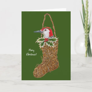 Tarjeta de Navidad para relleno de media