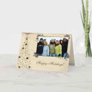 Tarjeta de Navidad Parcherry Merry con tu foto
