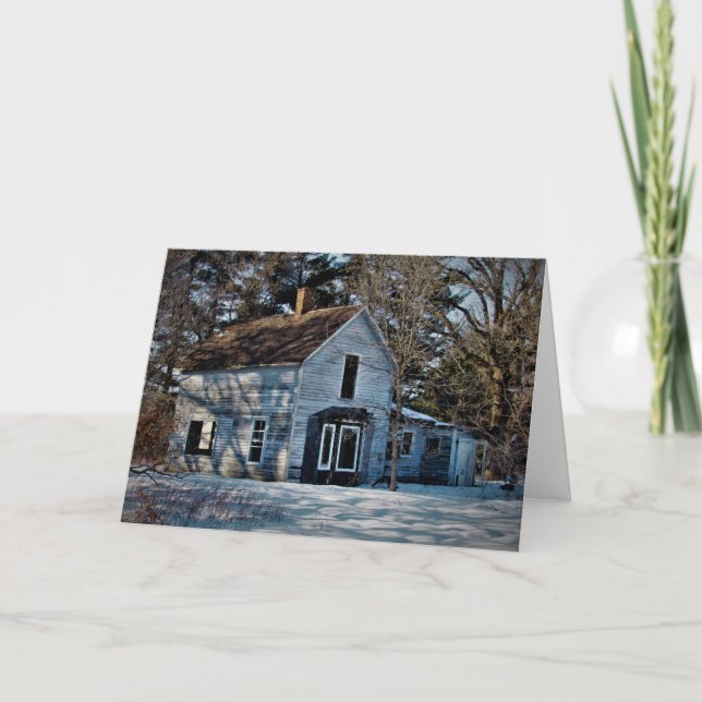 Tarjeta de Navidad "Pasado Destrozado" (Anverso)