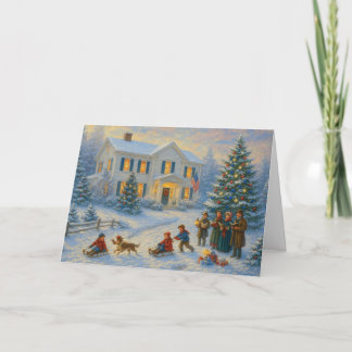 Tarjeta de Navidad Patriótica Tarjeta de vacacione