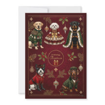 Tarjeta de Navidad Pawsome