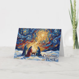 Tarjeta de Navidad Paz de Navidad