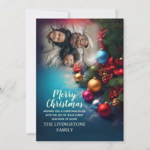 Tarjeta de Navidad personalizable de descarga inst