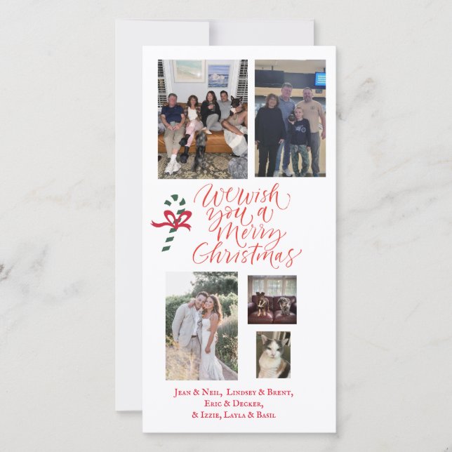 Tarjeta de Navidad personalizada (Anverso)