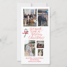 Tarjeta de Navidad personalizada