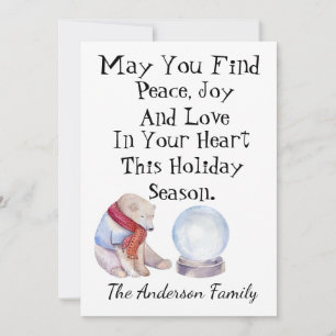 Tarjeta de Navidad Personalizada