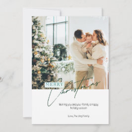Tarjeta de Navidad personalizada