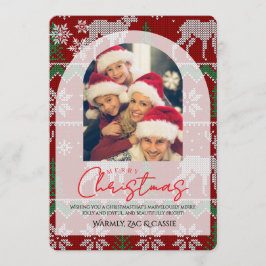 Tarjeta de Navidad personalizada con foto