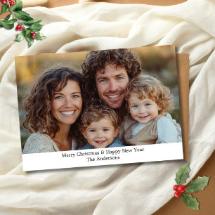 Tarjeta de Navidad personalizada con foto