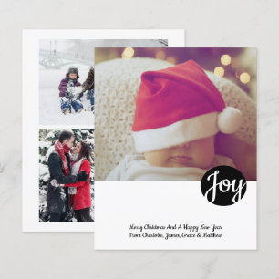 Tarjeta de Navidad personalizada con foto BUDGET J