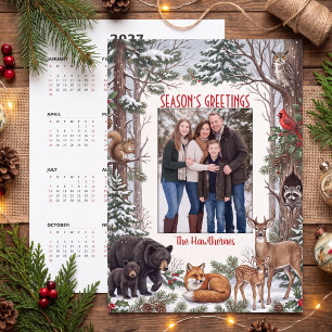 Tarjeta de Navidad personalizada con foto de anima