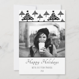 Tarjeta de Navidad Personalizada con Foto de las F