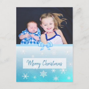 Tarjeta de Navidad personalizada con foto familiar
