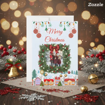 Tarjeta de Navidad personalizada con foto familiar