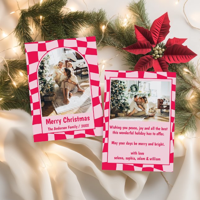 Tarjeta de Navidad personalizada con foto familiar (Subido por el creador)