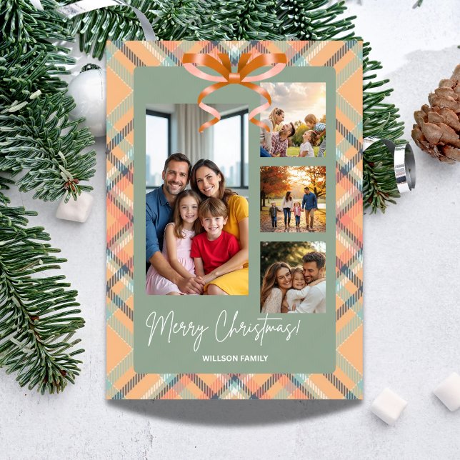 Tarjeta de Navidad personalizada con fotos familia (Subido por el creador)