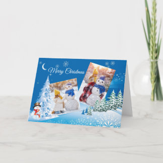 tarjeta de Navidad personalizada con las fotos