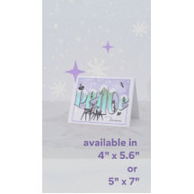 Tarjeta de Navidad personalizada de animales de la
