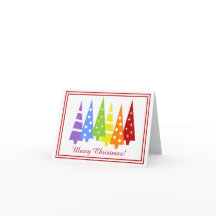 Tarjeta de Navidad personalizada de árbol de Navid