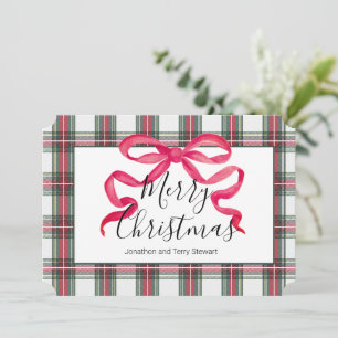 Tarjeta de Navidad Personalizada de Cuadros