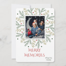 Tarjeta de Navidad Personalizada de Cumpleaños