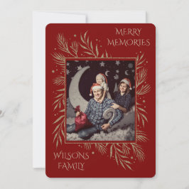 Tarjeta de Navidad Personalizada de Cumpleaños