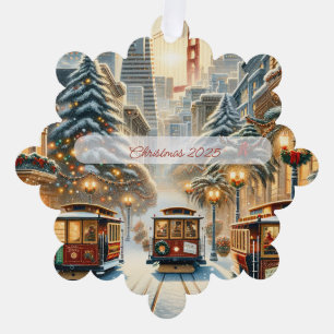 Tarjeta de Navidad personalizada de San Francisco 