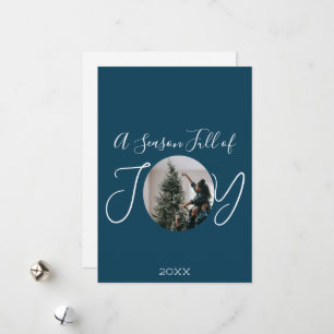 Tarjeta de Navidad personalizada de vacaciones de 