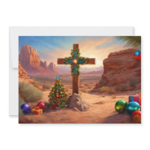 Tarjeta de Navidad personalizada del suroeste