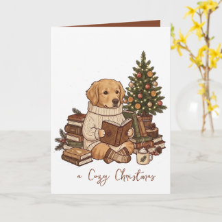 Tarjeta de Navidad personalizada para amante de li