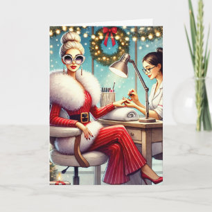 Tarjeta de Navidad personalizada para clientes de 