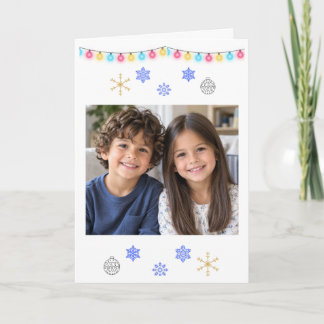 Tarjeta de Navidad personalizada para familia