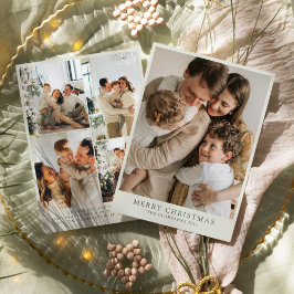 Tarjeta de Navidad personalizada para familia mode