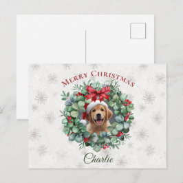 Tarjeta de Navidad Personalizada para Mascotas con