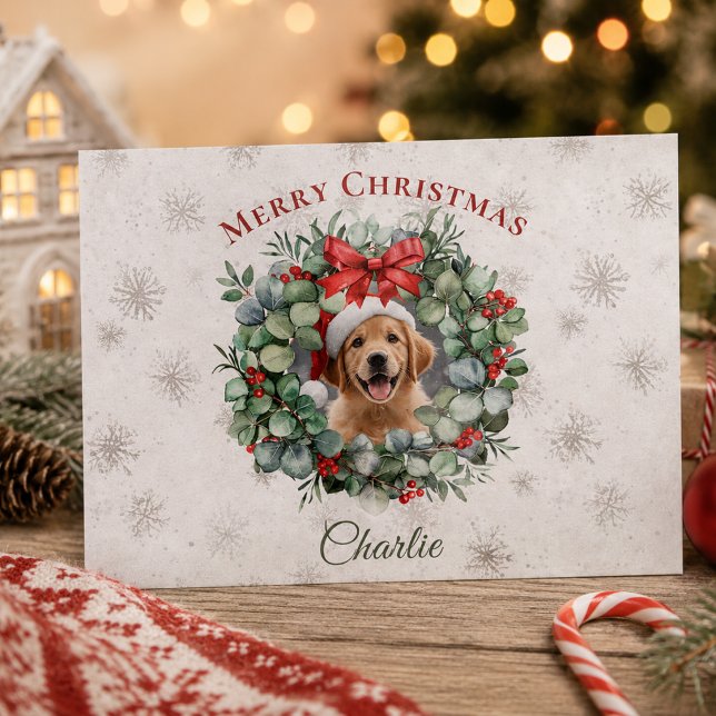 Tarjeta de Navidad Personalizada para Mascotas con (Subido por el creador)