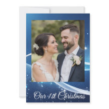 Tarjeta de Navidad personalizada para parejas con 