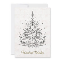 Tarjeta de Navidad personalizada Timeless Tree | T