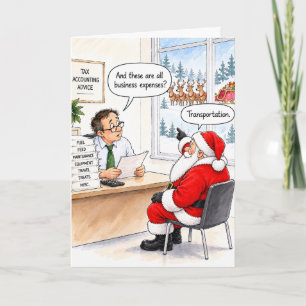 Tarjeta de Navidad personalizada y divertida para