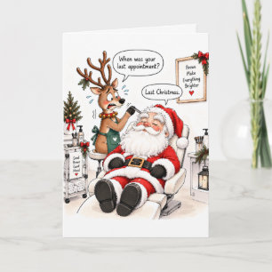 Tarjeta de Navidad personalizada y divertida para 