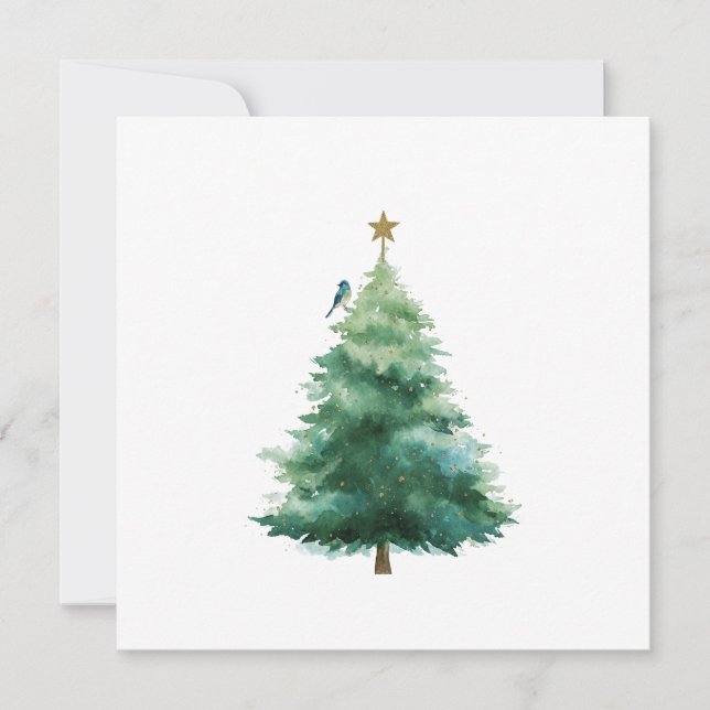 Tarjeta de Navidad plana (Anverso)