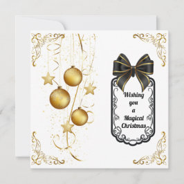 Tarjeta de Navidad plana