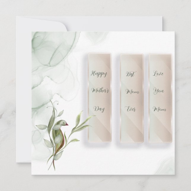 Tarjeta de Navidad plana (Anverso)