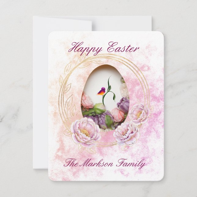 Tarjeta de Navidad plana (Anverso)