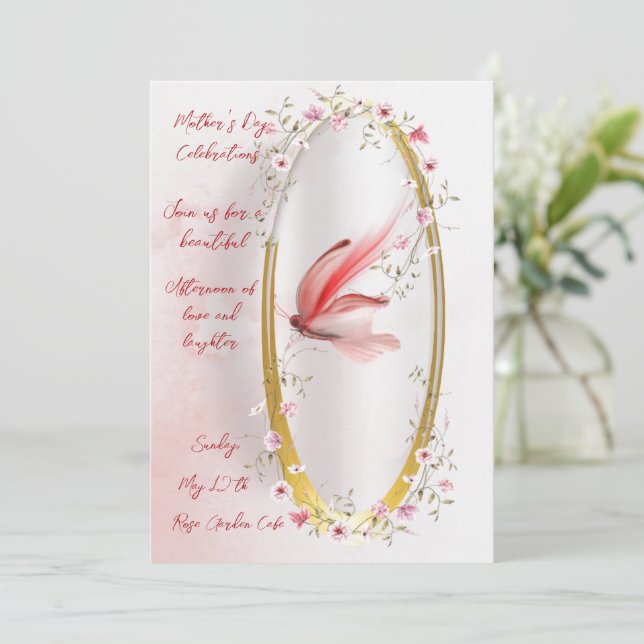 Tarjeta de Navidad plana (Anverso de pie)