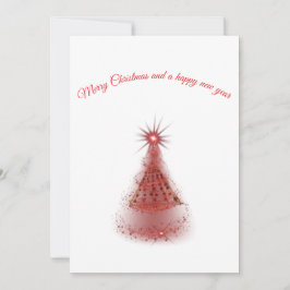 Tarjeta de Navidad plana