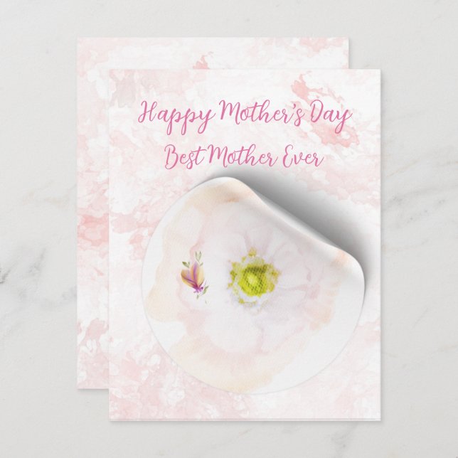 Tarjeta de Navidad plana (Anverso / Reverso)