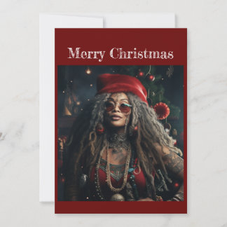 Tarjeta de Navidad plana