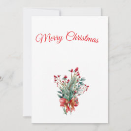 Tarjeta de Navidad plana