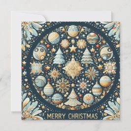 tarjeta de navidad plana